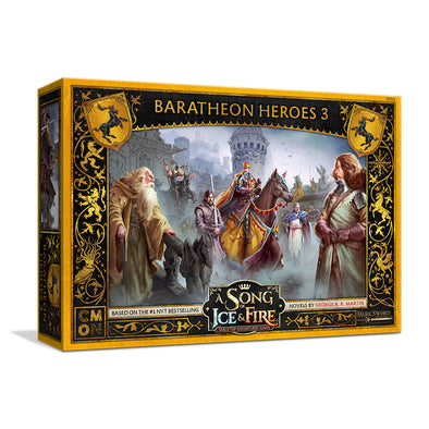 A Song of Ice and Fire: Tabletop Miniatures Game - House Baratheon - Heroes 3 available at 401 Games Canada