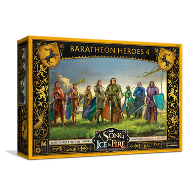 A Song of Ice and Fire: Tabletop Miniatures Game - House Baratheon - Heroes 4 available at 401 Games Canada