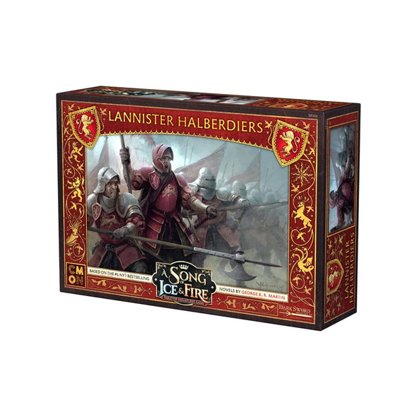 A Song of Ice and Fire: Tabletop Miniatures Game - House Lannister - Halberdiers and more Tabletop Wargames available at 401 Games Canada