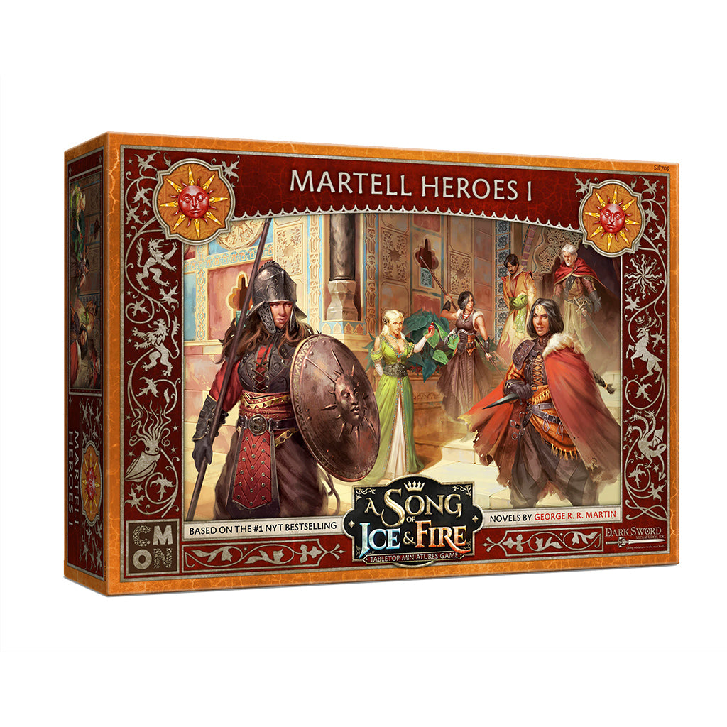 401 Games Canada - A Song of Ice and Fire: Tabletop Miniatures Game - House  Martell - Heroes 1