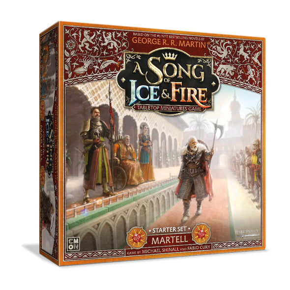 A Song of Ice and Fire: Tabletop Miniatures Game - House Martell - Starter Set available at 401 Games Canada