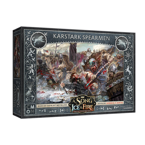 A Song of Ice and Fire: Tabletop Miniatures Game - House Stark - Karstark Spearmen available at 401 Games Canada