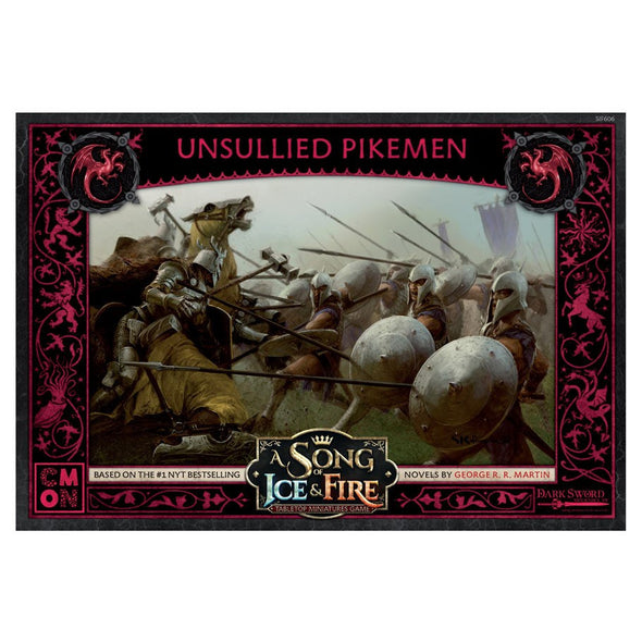 A Song of Ice and Fire: Tabletop Miniatures Game - House Targaryen - Unsullied Pikemen available at 401 Games Canada