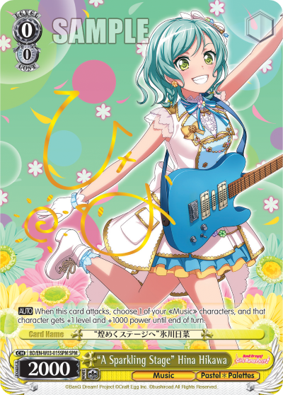 "A Sparkling Stage" Hina Hikawa - BD/EN-W03-015SPM - Special Pack Rare available at 401 Games Canada