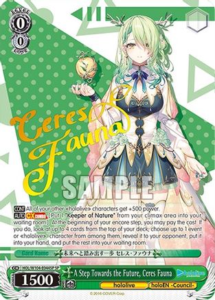 A Step Towards the Future, Ceres Fauna (SP) - HOL/W104-E044SPSP - Special Rare available at 401 Games Canada