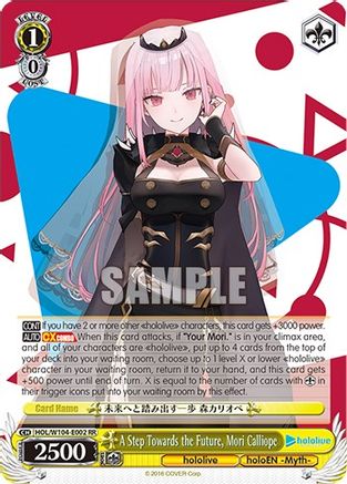 A Step Towards the Future, Mori Calliope - HOL/W104-E002RR - Double Rare available at 401 Games Canada