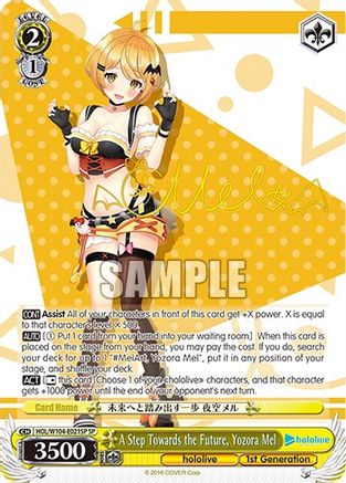 A Step Towards the Future, Yozora Mel (SP) - HOL/W104-E021SPSP - Special Rare available at 401 Games Canada