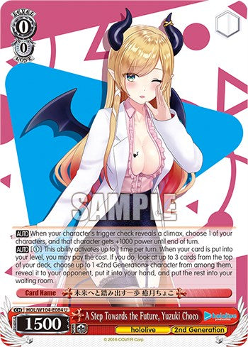 A Step Towards the Future, Yuzuki Choco - HOL/W104-E084U - Uncommon available at 401 Games Canada