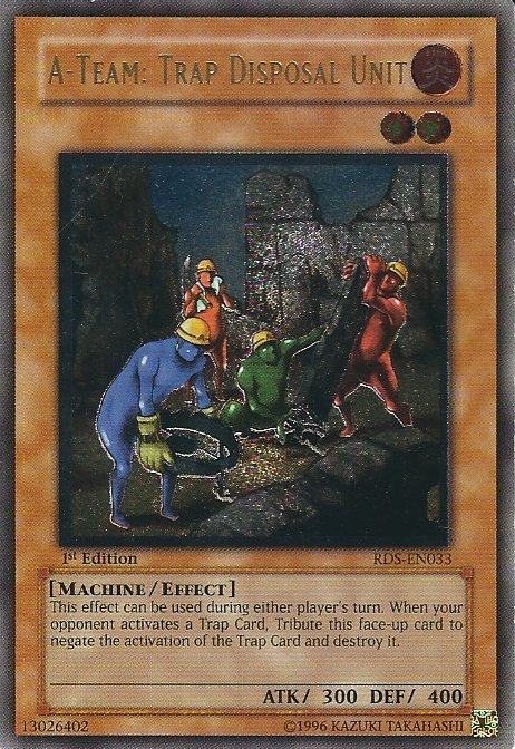 A-Team: Trap Disposal Unit - RDS-EN033 - Ultimate Rare - 1st Edition available at 401 Games Canada