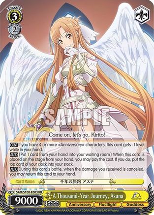 A Thousand-Year Journey, Asuna - SAO/S100-E003 - Double Rare available at 401 Games Canada