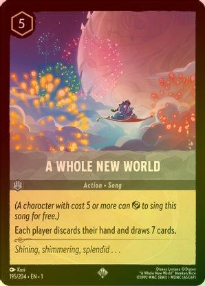 A Whole New World - 195/204 - Super Rare (Foil) available at 401 Games Canada