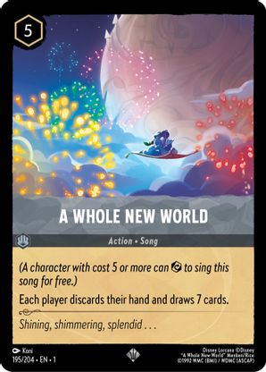 A Whole New World - 195/204 - Super Rare available at 401 Games Canada