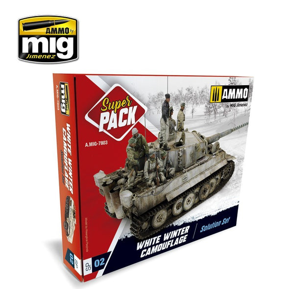 AMMO Mig - White Winter Camouflage Solution Set Super Pack