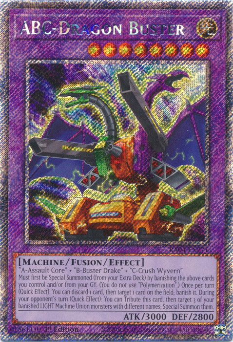 ABC-Dragon Buster (Platinum Secret Rare) - RA04-EN271 - Platinum Secret Rare - 1st Edition