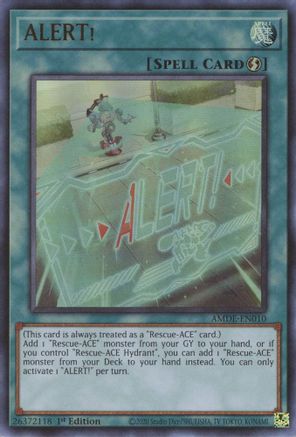 ALERT! - AMDE-EN010 - Ultra Rare - 1st Edition available at 401 Games Canada