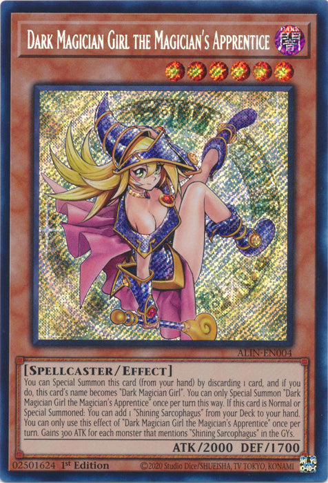 Dark Magician Girl the Magician's Apprentice - ALIN-EN004 - Secret Rare - 1st Edition