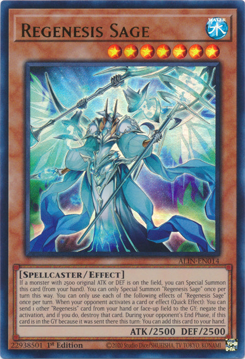 Regenesis Sage - ALIN-EN014 - Ultra Rare - 1st Edition