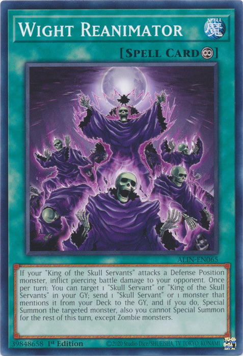 Wight Reanimator - ALIN-EN065 - Common - 1st Edition