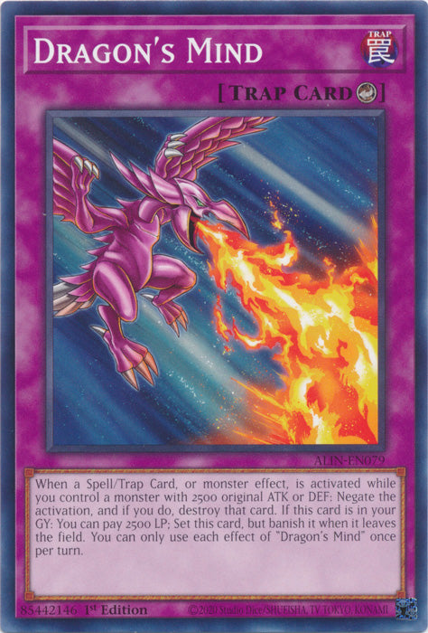 Dragon's Mind - ALIN-EN079 - Common - 1st Edition