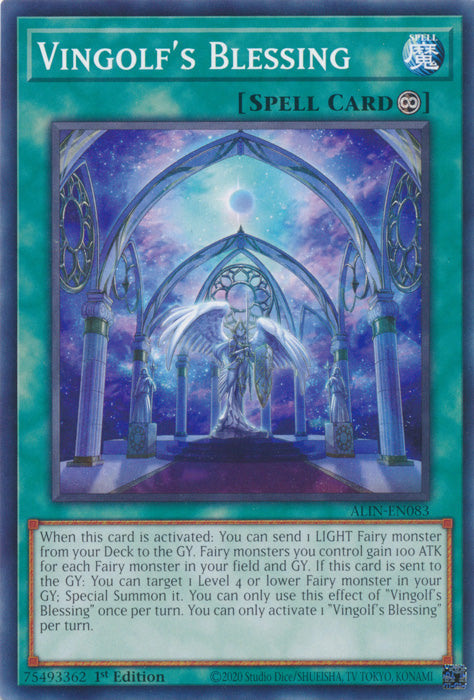Vingolf's Blessing - ALIN-EN083 - Common - 1st Edition