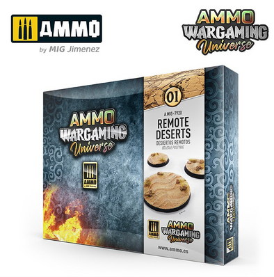 AMMO Mig - Ammo Wargaming Universe 01 - Remote Deserts Basing Set available at 401 Games Canada