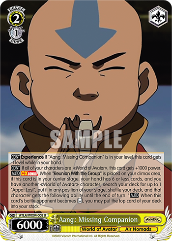 Aang: Missing Companion - ATLA/WX04-E008 - Uncommon available at 401 Games Canada