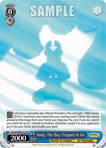 Aang: The Boy Trapped In Ice - ATLA/WX04-ET12 - Trial Deck available at 401 Games Canada