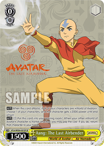 Aang: The Last Airbender - ATLA/WX04-E001SP - Special Rare available at 401 Games Canada