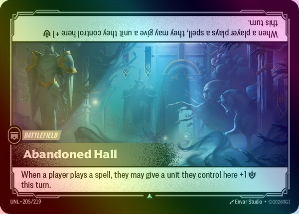 Abandoned Hall - 205/219 - Uncommon (Foil)