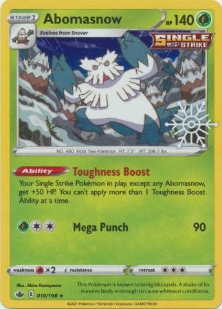 Abomasnow - 010/198 - Holo Promo (2022 Holiday Calendar) available at 401 Games Canada