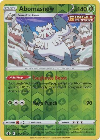 Abomasnow - 010/198 - Rare - Reverse Holo available at 401 Games Canada