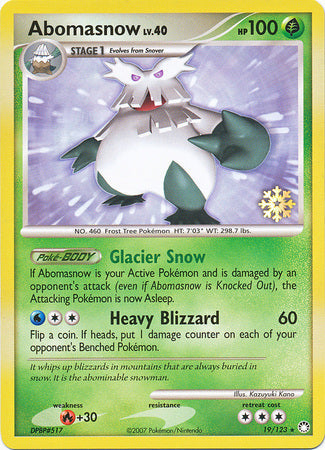 Abomasnow - 19/123 - Pokemon Countdown Calendar Promo available at 401 Games Canada