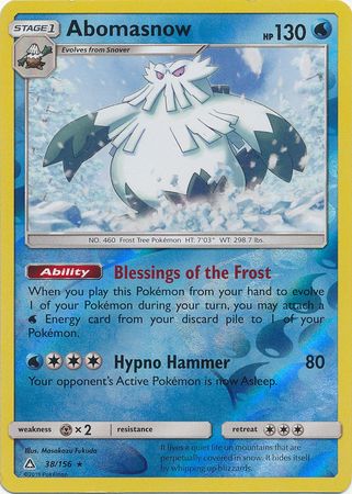 Abomasnow - 38/156 - Rare - Reverse Holo available at 401 Games Canada