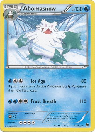 Abomasnow - 40/162 - Rare available at 401 Games Canada