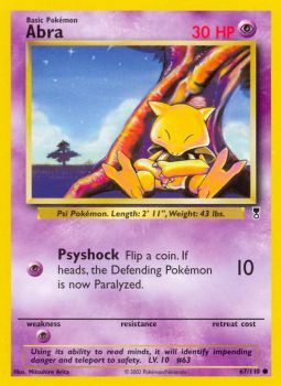 Abra - 67/110 - Common available at 401 Games Canada