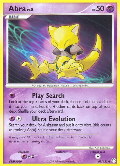 Abra - 69/123 - Common available at 401 Games Canada