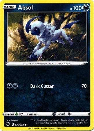 Absol - 038/073 - Uncommon available at 401 Games Canada