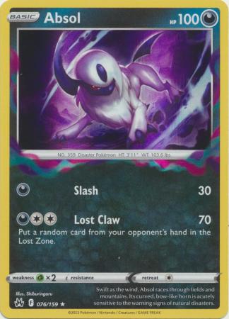 Absol - 076/159 - Holo Rare available at 401 Games Canada