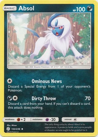 Absol - 133/236 - Uncommon available at 401 Games Canada