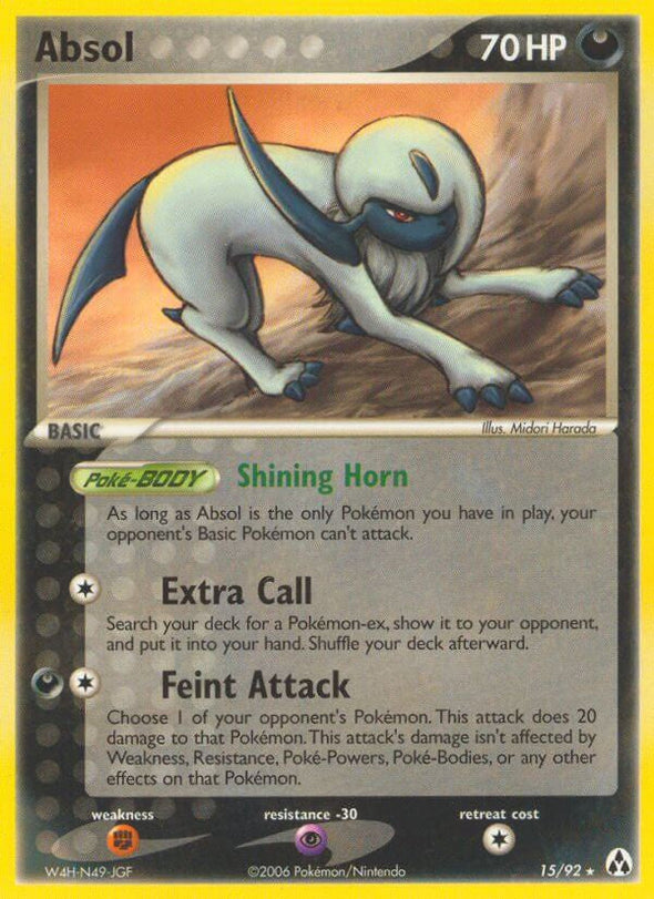 Absol - 15/92 - Rare available at 401 Games Canada