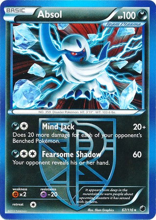 Absol - 67/116 - Rare - Theme Deck Exclusive available at 401 Games Canada