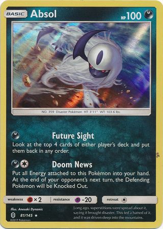 Absol - 81/145 - Holo Rare available at 401 Games Canada