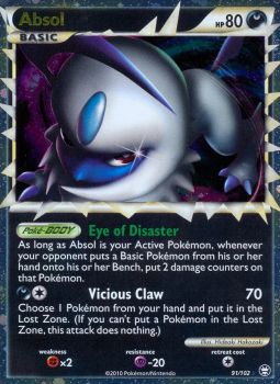 Absol (Prime) - 91/102 - Ultra Rare available at 401 Games Canada