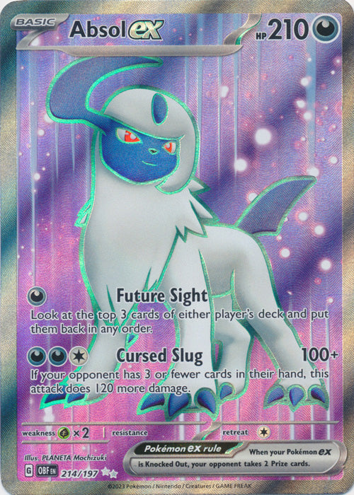 Absol ex - 214/197 - Full Art Ultra Rare available at 401 Games Canada