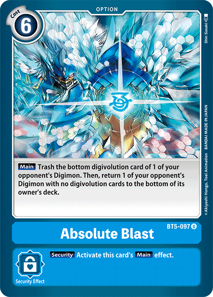 Absolute Blast - BT5-097 - Uncommon available at 401 Games Canada