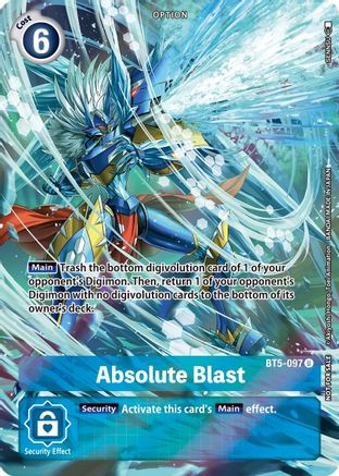 Absolute Blast (Summer 2022 Dash Pack) - BT5-097 - Uncommon available at 401 Games Canada