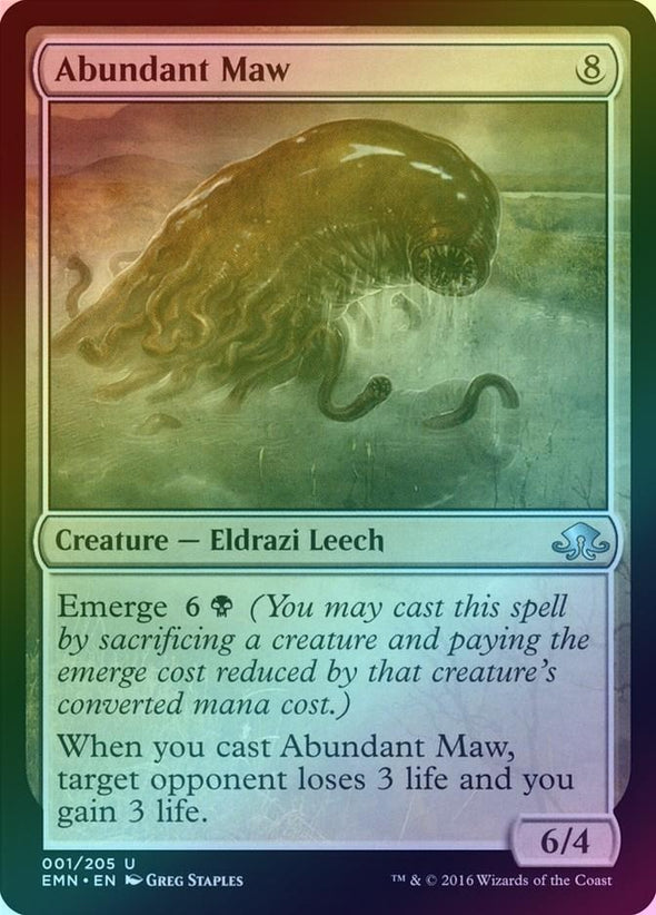 Abundant Maw (Foil) (EMN) and more Magic: The Gathering Singles available at 401 Games Canada