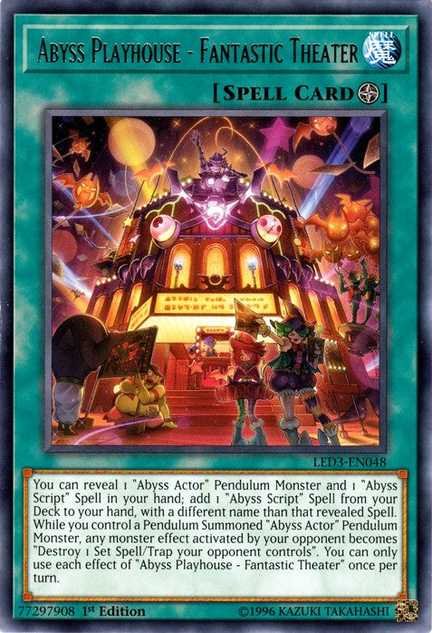 Abyss Playhouse - Fantastic Theater - LED3-EN048 - Rare - 1st Edition available at 401 Games Canada