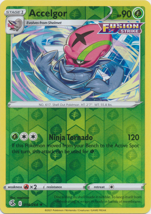 Accelgor - 014/264 - Rare - Reverse Holo available at 401 Games Canada