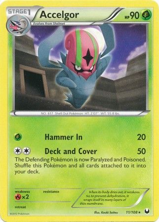 Accelgor - 11/108 - Rare available at 401 Games Canada